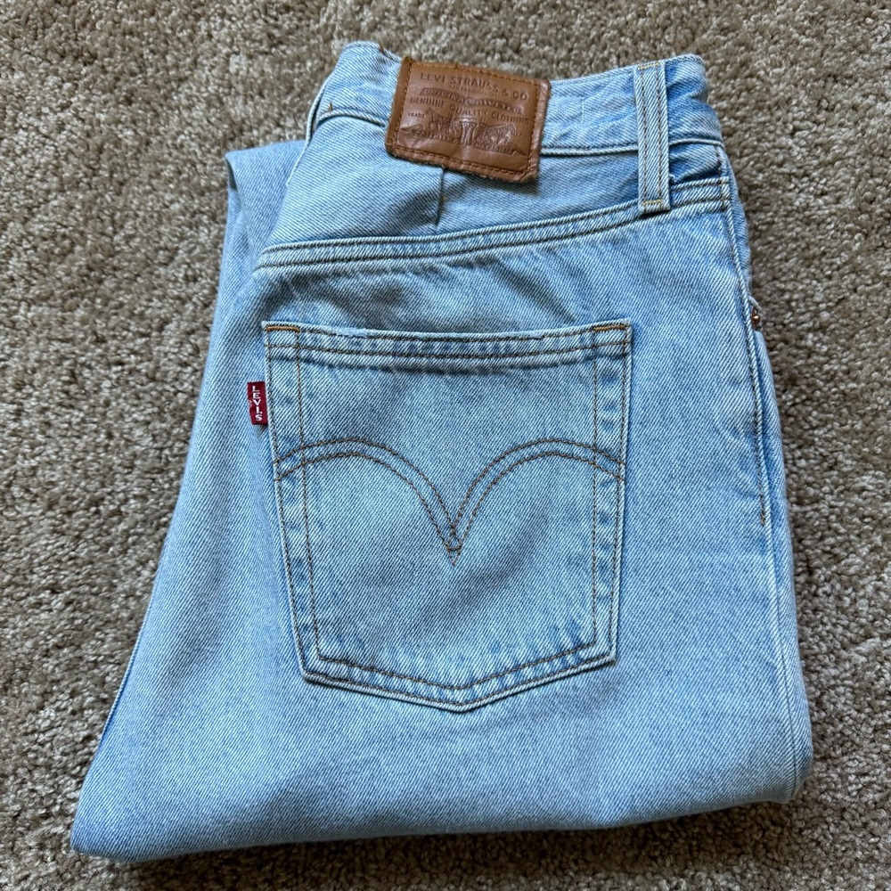 Levi's Light Blue Flare & Wide Leg Jeans